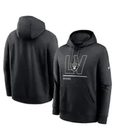 Men's Nike Black Las Vegas Raiders City Code Club Fleece Pullover Hoodie