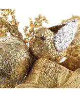 Floral Home Sparkling Gold Tree Picks: Set of 12, Gorgeous Home Christmas Decor