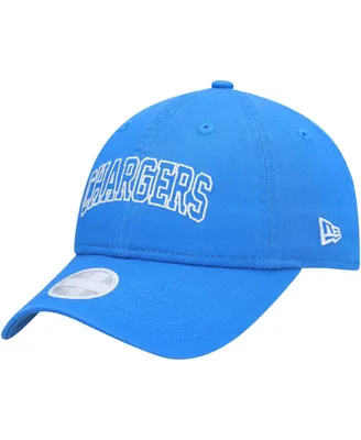 Women's New Era Powder Blue Los Angeles Chargers Collegiate 9TWENTY Adjustable Hat