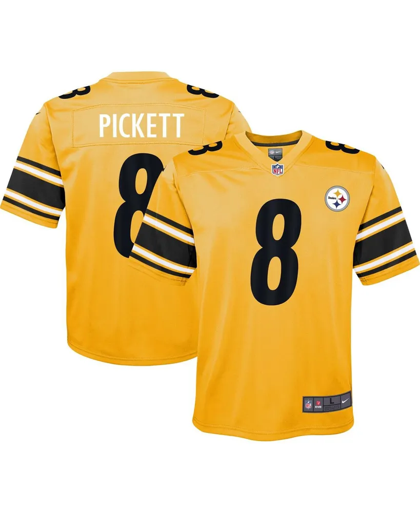 Big Boys Nike Kenny Pickett Gold Pittsburgh Steelers Inverted Game Jersey