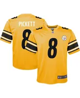 Big Boys Nike Kenny Pickett Gold Pittsburgh Steelers Inverted Game Jersey