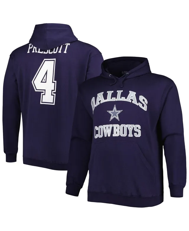 Micah Parsons Dallas Cowboys Profile Big & Tall Muscle Pullover Hoodie -  Navy