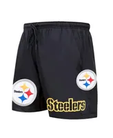 Men's Pro Standard Black Pittsburgh Steelers Woven Shorts