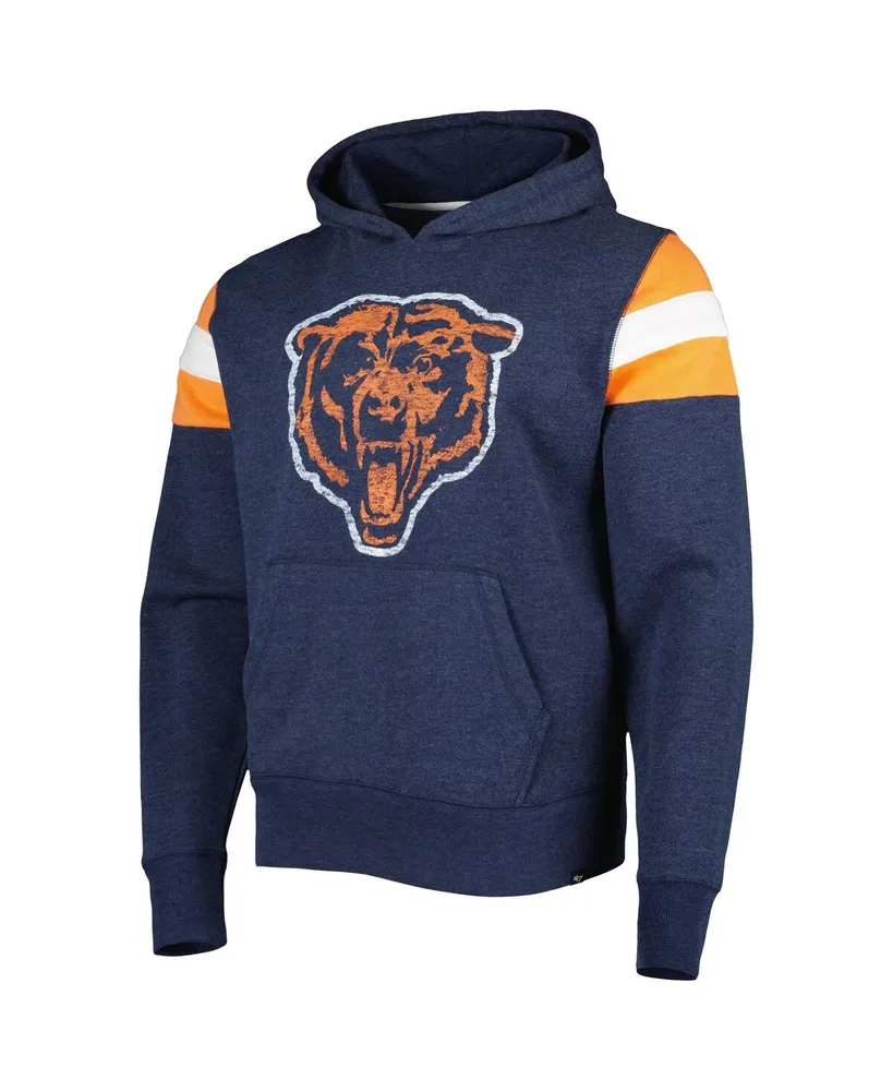 Men's '47 Brand Navy Chicago Bears Legacy Premier Nico Pullover Hoodie