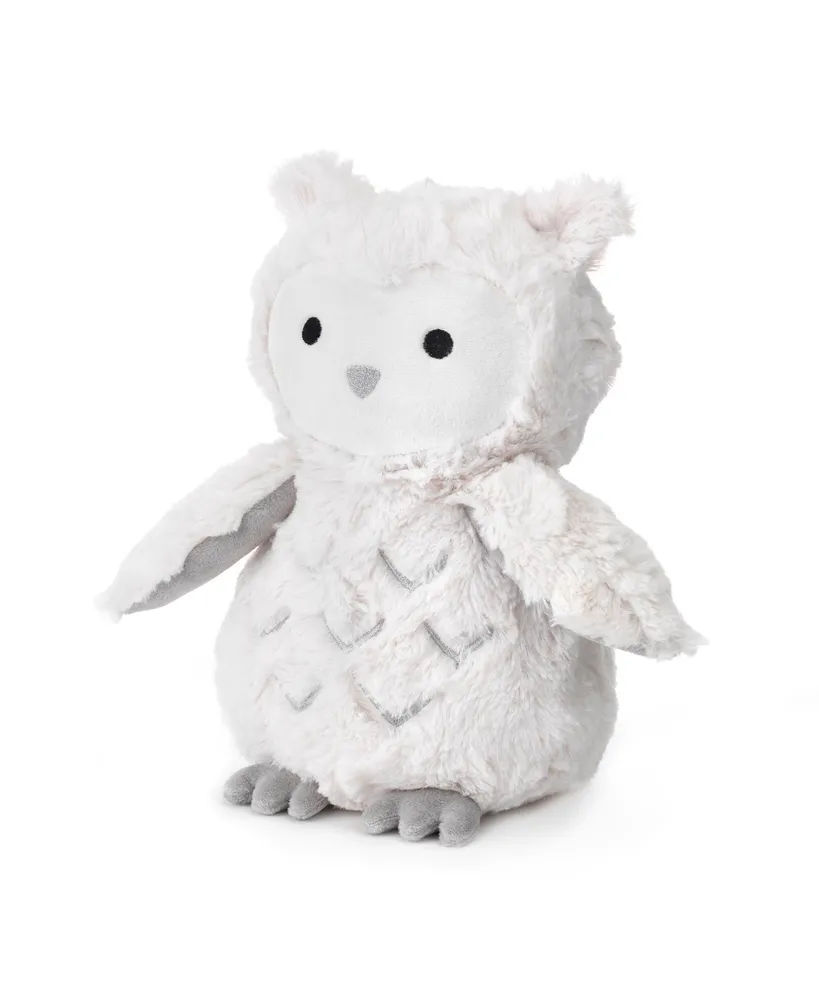 Lambs & Ivy Luna White/Gray Plush Owl Stuffed Animal - Luna