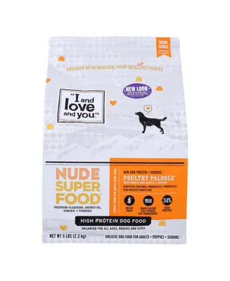 I and Love and You Nude Food, Dog Food - Poultry Palooz.a - Case of 3