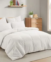 Unikome All Season White Goose Feather and Fiber Comforter