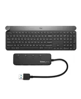 Logitech Craft Wireless Keyboard With Creative Input Dial And 4 Port Usb 3.0 Hub