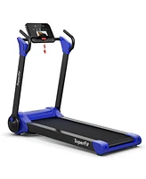 Costway 2.25HP Folding Electric Motorized Treadmill With Speaker