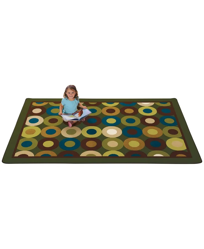 Carpets For Kids Calming Circles Carpet 4' x 6'