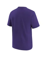 Big Boys Nike Purple Minnesota Vikings Logo T-shirt