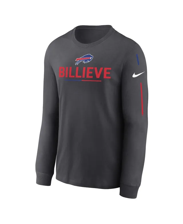 Lids Buffalo Bills Nike Team Slogan Long Sleeve T-Shirt - Anthracite