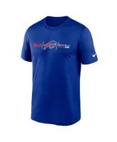 Men's Nike Royal Buffalo Bills Horizontal Lockup Legend Performance T-shirt