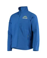 Men's Dunbrooke Powder Blue Los Angeles Chargers Sonoma Softshell Full-Zip Jacket