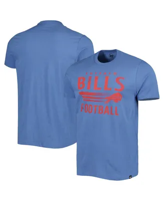 Men's '47 Brand Royal Buffalo Bills Wordmark Rider Franklin T-shirt