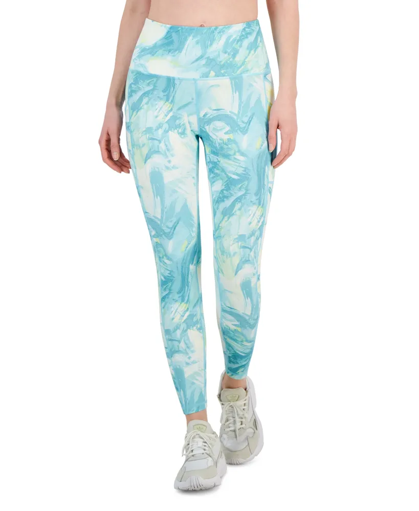 Id Ideology Women's Compression Printed Side-Pocket 7/8 Leggings, Created  for Macy's