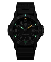 Luminox Men's 0321 Sea Turtle Black Rubber Bracelet Watch