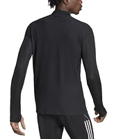 adidas Men's Tiro 23 Slim-Fit Performance 3-Stripes Quarter-Zip Track Jacket