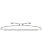 Forever Grown Diamonds Lab Created Diamond Slider Bracelet (1ct. t.w.) in Rhodium-Plated Sterling Silver