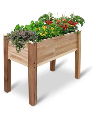 Jumbl Raised Garden Bed, Elevated Herb Garden Planter for Patio & More