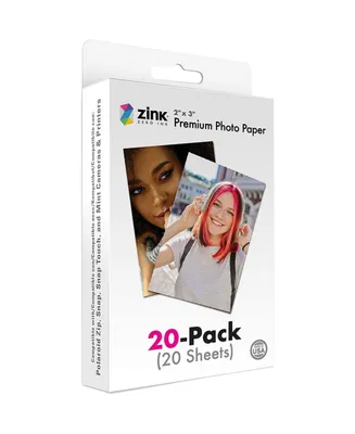 Zink 2" x 3” Premium Instant Photo Paper - 20 Sheets