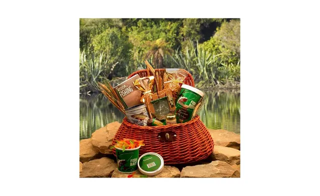 Gbds The Fisherman's Fishing Creel Gift Basket - fishing gift basket - 1  Basket