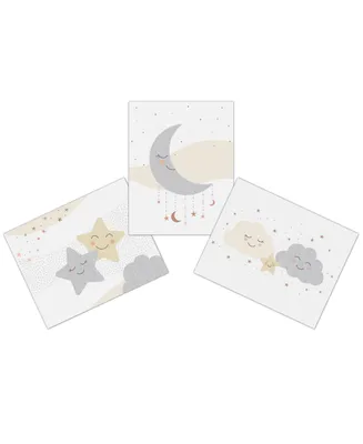 Lambs & Ivy Goodnight Moon 3-Piece Unframed Nursery/Child Wall Art 11” X 14”