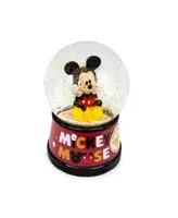 Silver Buffalo Disney Mickey Mouse Light-Up Snow Globe with Swirling Glitter Display Piece Decoration | Home Decor for Kids Room Essentials | Precious