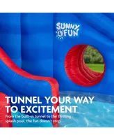 Sunny & Fun Inflatable Water Slide Park & Blow up Pool Kids Water Park