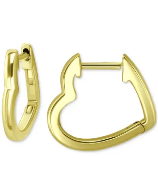 Giani Bernini Heart Huggie Hoop Earrings, xmm, Created for Macy's