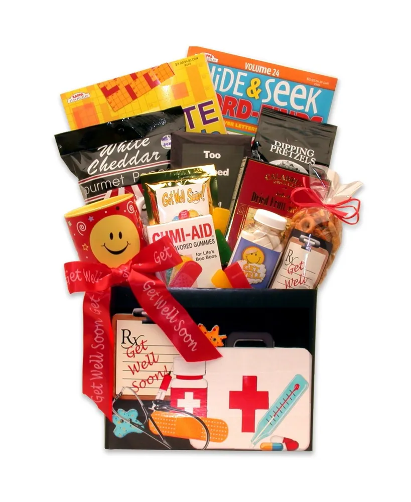 Gbds Doctor's Orders Get Well Gift Box - get well soon gifts for women-get well soon gifts for men - 1 Basket