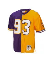 Men's Mitchell & Ness John Randle Purple and Gold Minnesota Vikings 1998 Split Legacy Replica Jersey