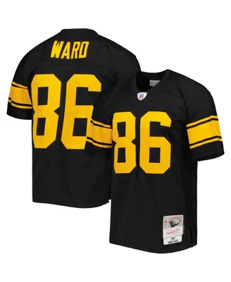 Men's Mitchell & Ness Hines Ward Black Pittsburgh Steelers Alternate 2008 Legacy Replica Jersey