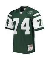 Men's Mitchell & Ness Nick Mangold Green New York Jets 2006 Legacy Replica Jersey