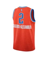 Men's Jordan Shai Gilgeous-Alexander Orange Oklahoma City Thunder Statement Edition Swingman Jersey