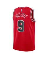 Men's and Women's Nike Nikola Vucevic Red Chicago Bulls Swingman Jersey - Icon Edition