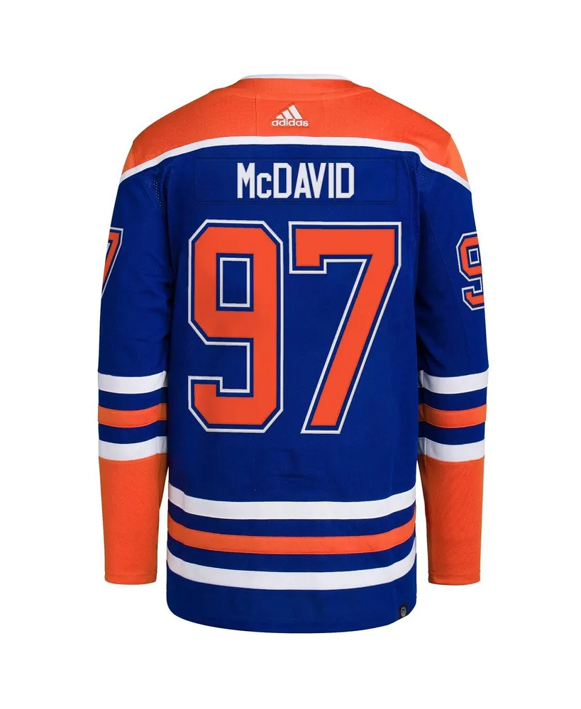 Men's adidas Connor McDavid Royal Edmonton Oilers Home Authentic Pro Player Jersey