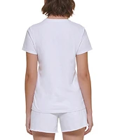 Calvin Klein Performance Women's Cotton Short-Sleeve Crewneck T-Shirt