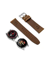 Timberland Unisex Ashby Brown Genuine Leather Universal Smart Watch Strap 22mm
