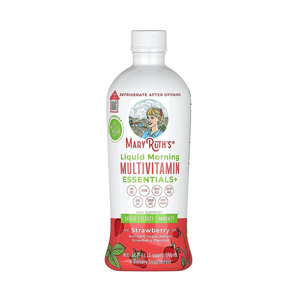 MaryRuth's Liquid Morning Multivitamin Essentials+ Strawberry