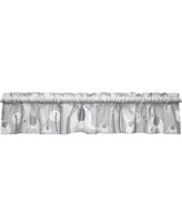 Bedtime Originals Elephant Love Gray Nursery Window Valance