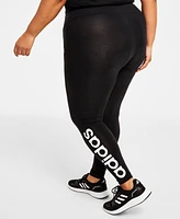 adidas Women's Linear-Logo Full Length Leggings, Xs-4X