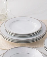 Noritake Regina Platinum Set of 4 Salad Plates, Service For 4
