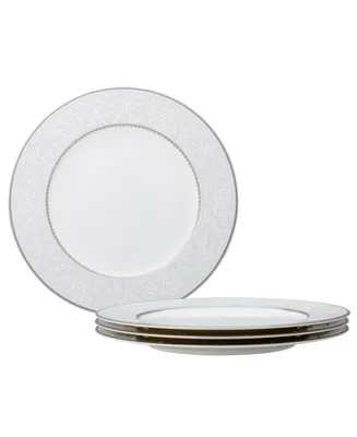 Noritake Brocato Set of 4 Dinner Plates