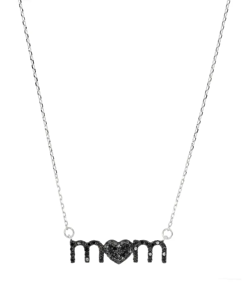 Buy Moon & Back Sterling Silver 'Mum' Script Pendant | Womens necklaces |  Argos