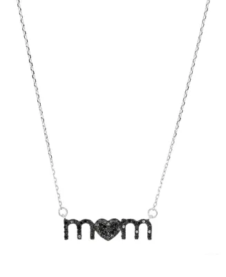 Macy's Spinel "Mom" Necklace (1/2 ct. t.w.) in Sterling Silver