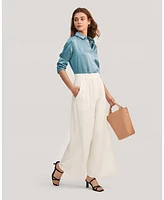 Lilysilk Women's Basic Concealed Placket Silk Shirt