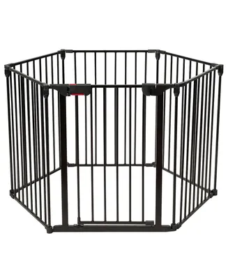 6 Panel Baby Safe Metal Gate Play Yard