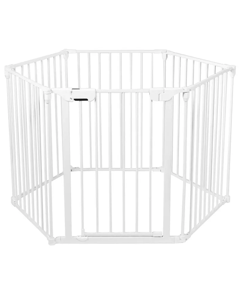 6 Panel Baby Safe Metal Gate Play Yard