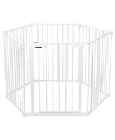 6 Panel Baby Safe Metal Gate Play Yard